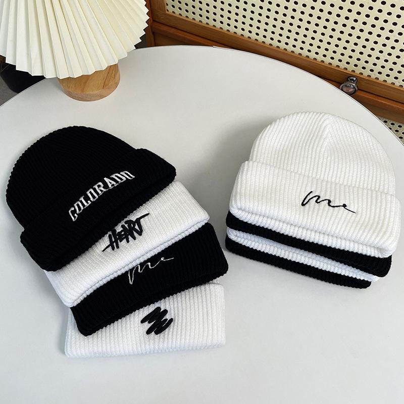 Product Introduction of Mũ Mùa Đông, Dành Cho Unisex, Mũ Len Dệt Kim, Màu Trơn Thiết Kế Dễ Thương, Thích Hợp Cho Mùa Thu Và Mùa Đông, Mũ Len Nữ, Mũ Trùm Đầu Ấm Hơn, Thích Hợp Cho Nam Giới, Mũ Thường Ngày 13