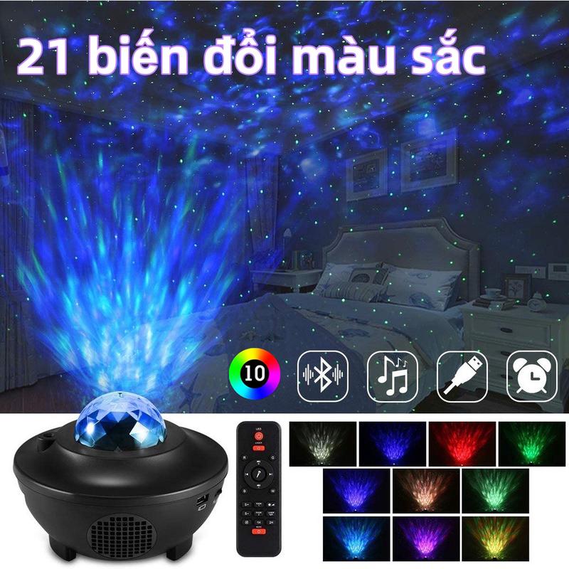 Đèn Led Chiếu Sao Galaxy light kèm loa Bluetooth tặng điều khiển có thể kết nối bluetooth và phát nhạc