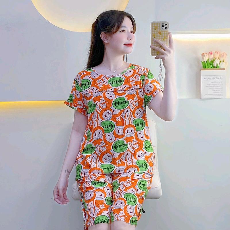 {SALE LẺ SIZE} KA62 - Size L (50-60kg) Đồ bộ Tole Lanh Nữ Quần Lửng Áo Có Tay  Women 5