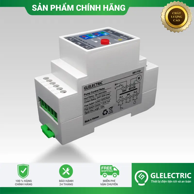 Rơ le phao điện an toàn /chống cạn/ báo mức nước - SRF-111X Plus 1