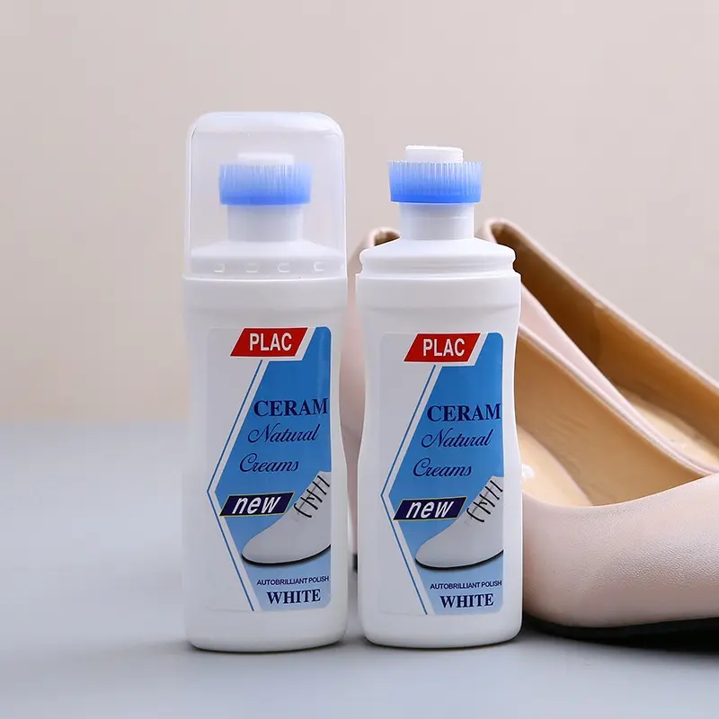 Chai Cọ Tẩy Trắng Giày Sneaker Đầu Chổi - Lọ Nước Đánh Vết Ố Bẩn - Chà Giặt Khô Lau Làm Sạch Giầy LEMANS