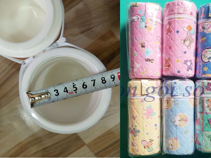 Ủ sữa đơn cho bình cổ rộng (ngang 7.5cm, cao 21cm, dung tích 300ml) ủ được nhiều loại bình sữa to