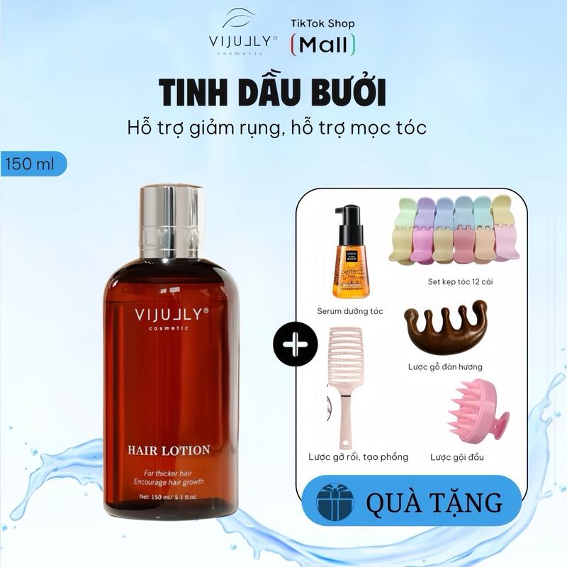 [ QUÀ TUỲ CHỌN ] Xịt Tinh Dầu Bưởi Vijully - Giúp hỗ trợ giảm rụng tóc, hỗ trợ mọc tóc con nhiều - Xịt Dưỡng tóc - Chăm Sóc Tóc Nữ Women Cho Bé xit  duong dauduongtoc daubuoi giam rung xịt tóc xịt mọc tóc