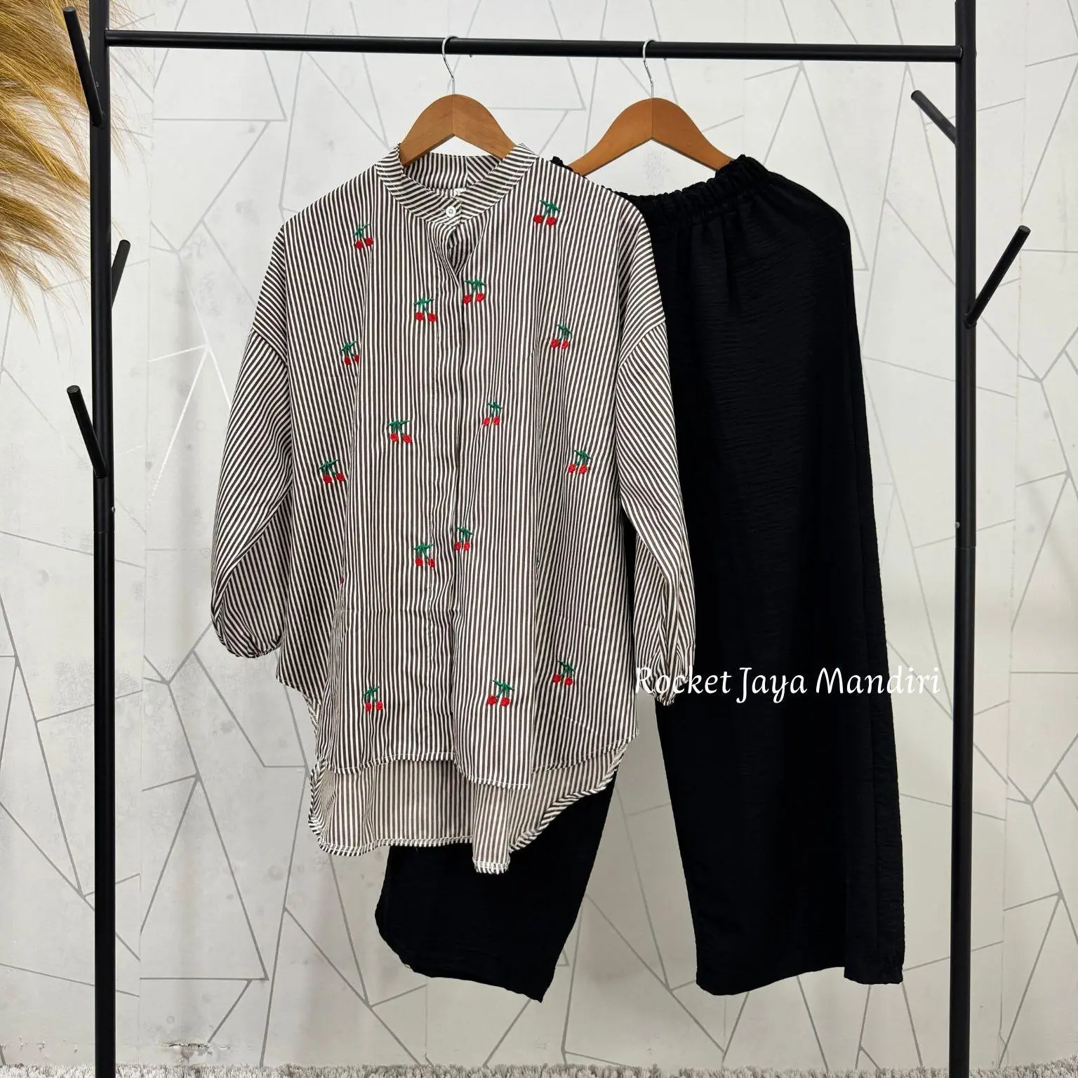 Set Keirra Coklat+Klt Hitam