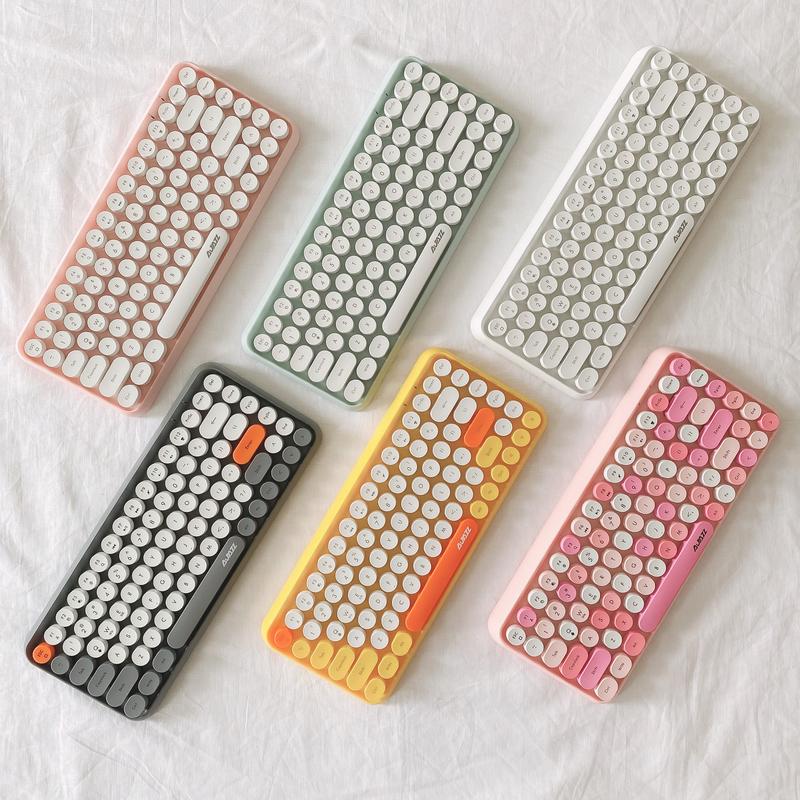  Bàn phím không dây bluetooth giả cơ AJAZZ 308i 2021 chính hãng dành cho i Pad máy tính bảng Mac Book Laptop PC v.v 