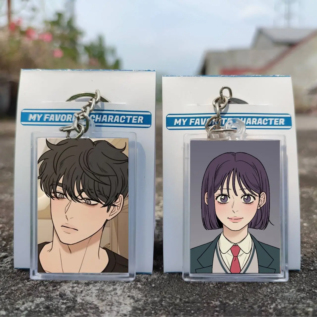 Keychain Manhwa Webtoon Operation: True Love - Ganci Manhwa Webtoon Operation: True Love - Gantungan Kunci - Eunhyeok GO -  Su-ae SHIM - Dohwa BAEK