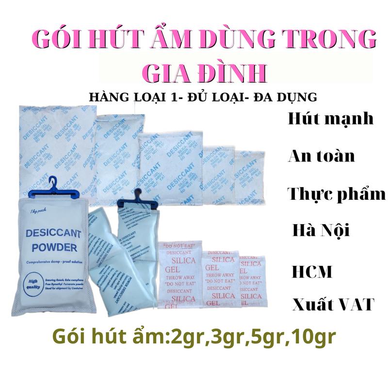 0.5kg Gói Hút Ẩm silicagel hàng loại l tránh ẩm móc chống ẩm bảo vệ hàng hoá và sử dụng trong gia đình