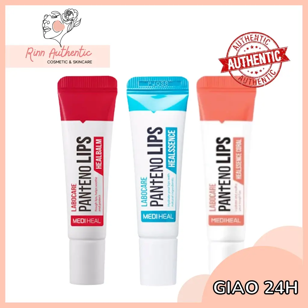 SON DƯỠNG LÀM GIẢM THÂM MÔI LABOCARE PAN + ENO LÍP 2 màu xanh- đỏ ngăn ngừa nứt nẻ tăng sắc tố môi hồng hào