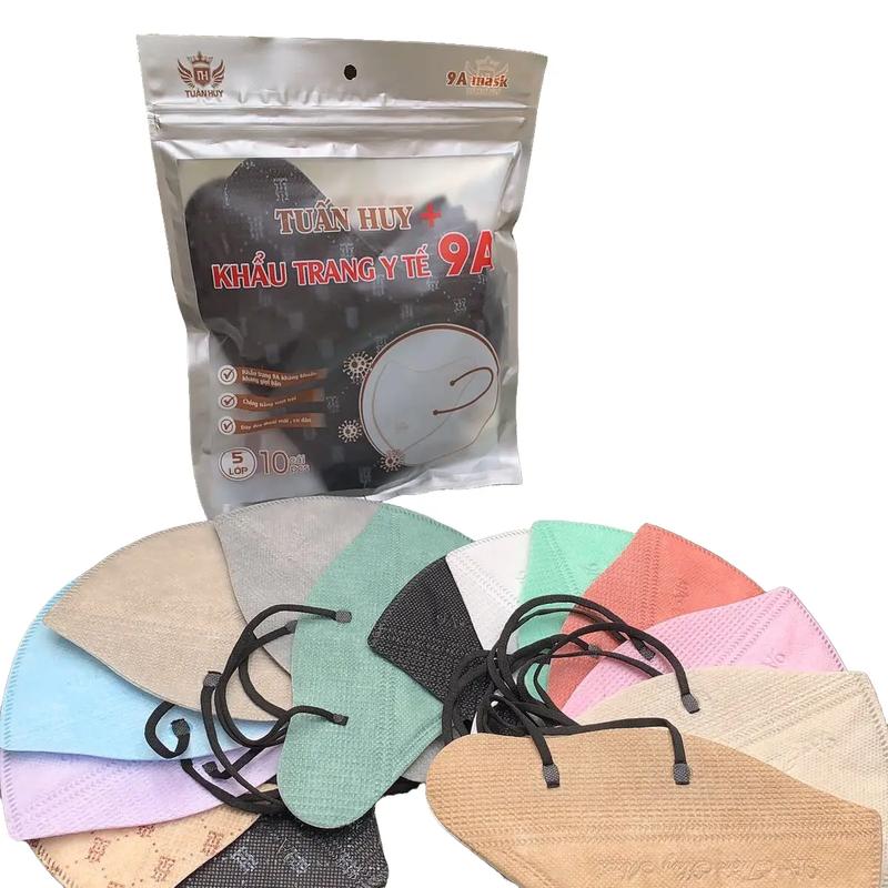 9A 200 Chiếc Khẩu Trang 9A Tuấn Huy 5 Lớp Kháng Khuẩn Chống Nắng Chống Tia UV Che Phủ Toàn Diện From to 45-85kg Phụ Kiện Che Mặt