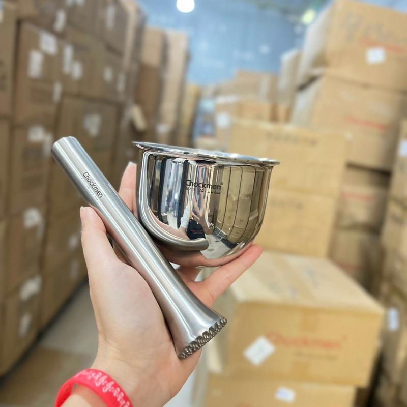 Bộ cối gia vị inox chockmen ckm202 siêu tiện lợi nhà nào cũng nên có