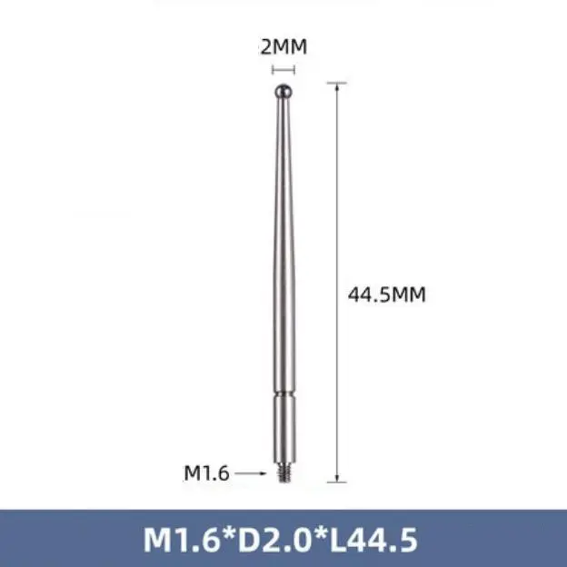 Jarum Dial M1.6 Steel Probe Indicator Gauge Test Ulir M 1.6 Indikator 6
