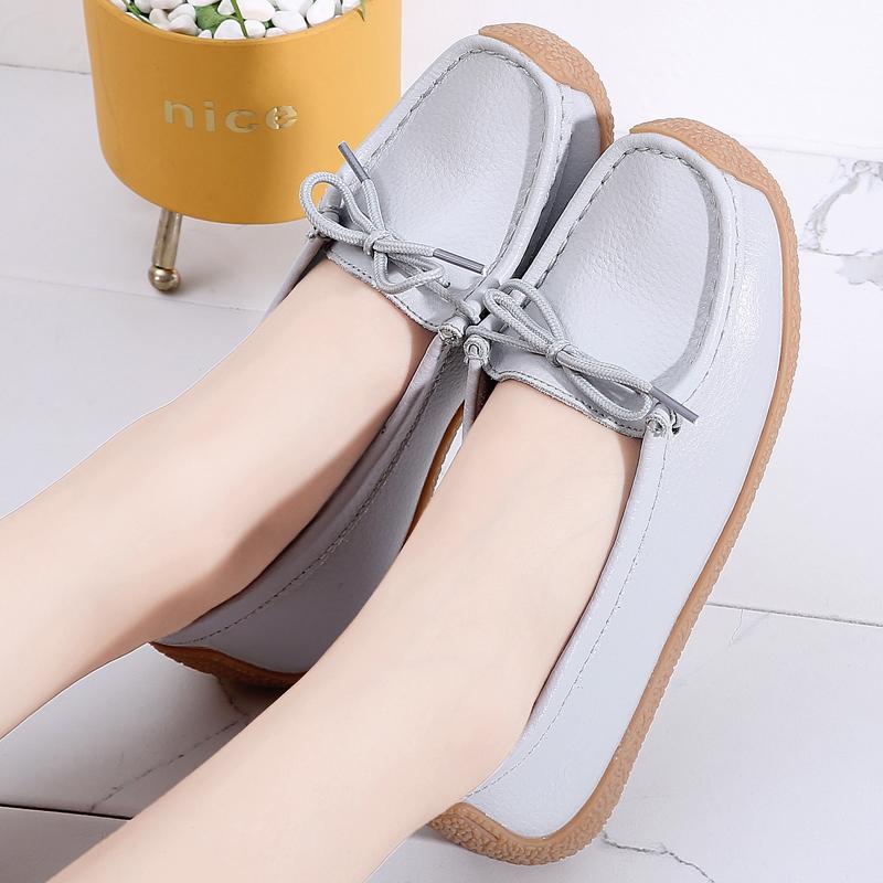 Product Introduction of JINTOHO Summer Women Fashion Casual Shoes Leather Slip-on Luxury Lofers Ladies Designer Sneakers Hollow Out Breathable Women Flat Shoes 30