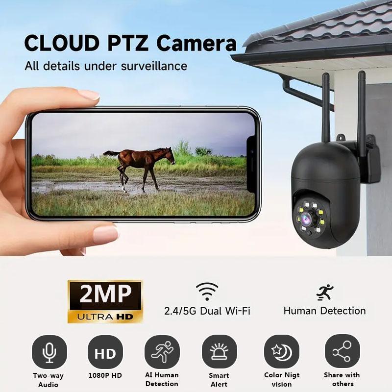 Wireless Security Camera, WiFi Monitoring Camera with Infrared Night View Function, 1080P HD WiFi Monitoring Camera 4