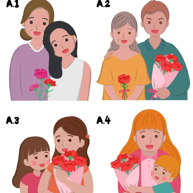 Round buket korean style bouquet bulat ala korea buket hari ibu wisuda anniversary 5
