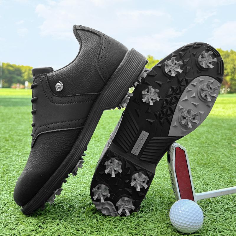 Product Introduction of Professional Golf Shoes Men Spikes Golf Sneakers Outdoor Walking Footwears Non-slip Grass Golf Training Shoes 15