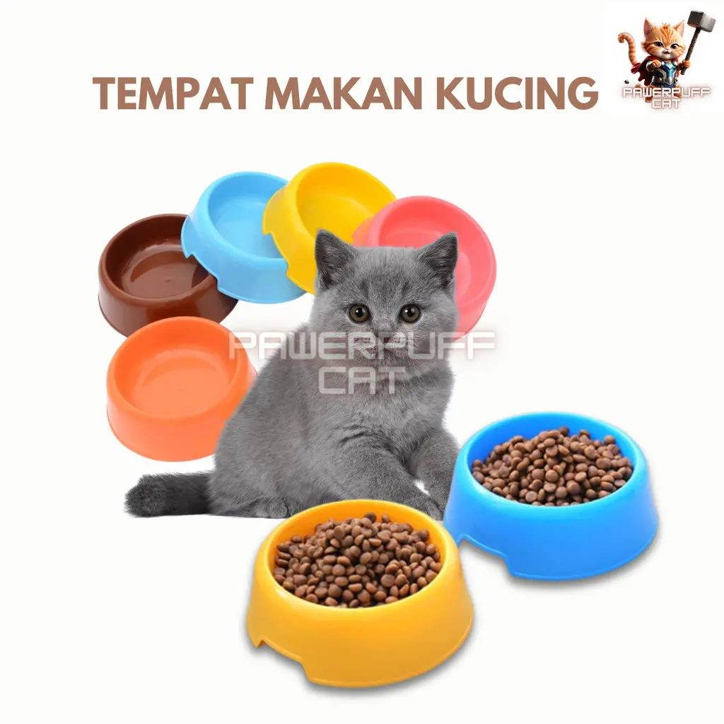 PPC Tempat Makan Kucing Food Pet Bowl Cat Kitten