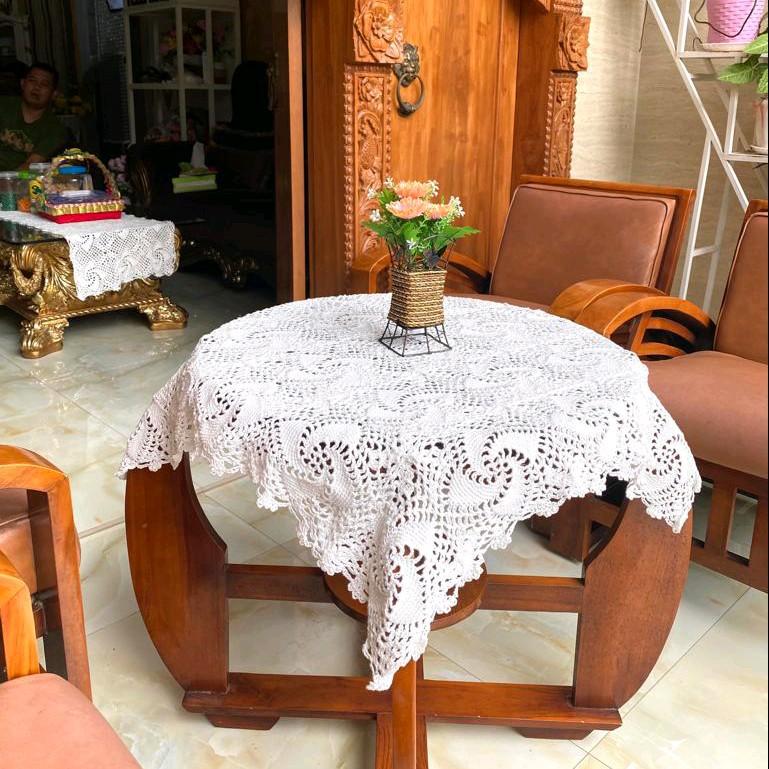 Taplak Meja rajutan handmade - Shop | Tokopedia