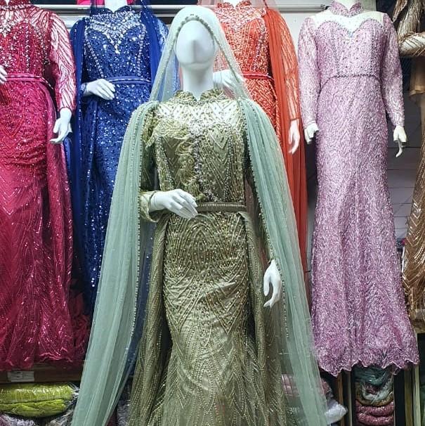 gown slim pengantin modern 5