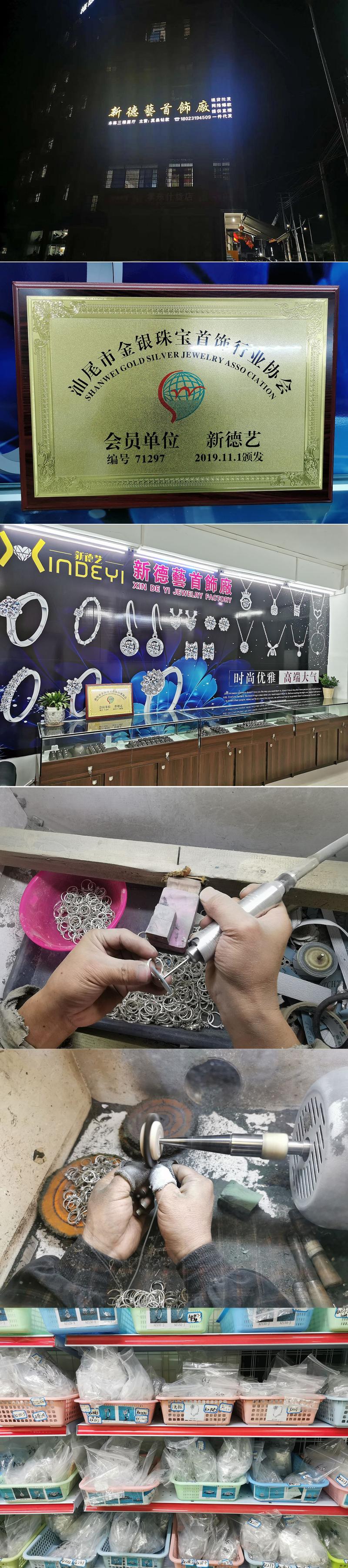 Product Introduction of XDY New 925 Sterling Silver Ring for Women Princess Cut 1 Carat Moissanite Ring Xiaohongshu Style Factory Direct Supply 10