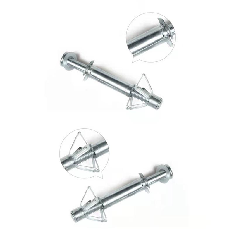 Carbon Steel Q235 10 Pack Heavy Duty Cavity Wall Anchors for Removable Plasterboards and Plywood 3