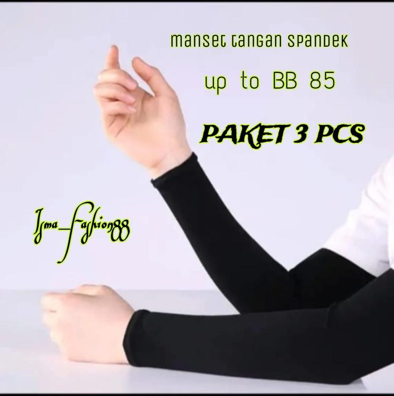 Product Introduction of PAKET 3 PCS JUMBO manset lengan spandek jerica Tangan Muslim Handsock 1