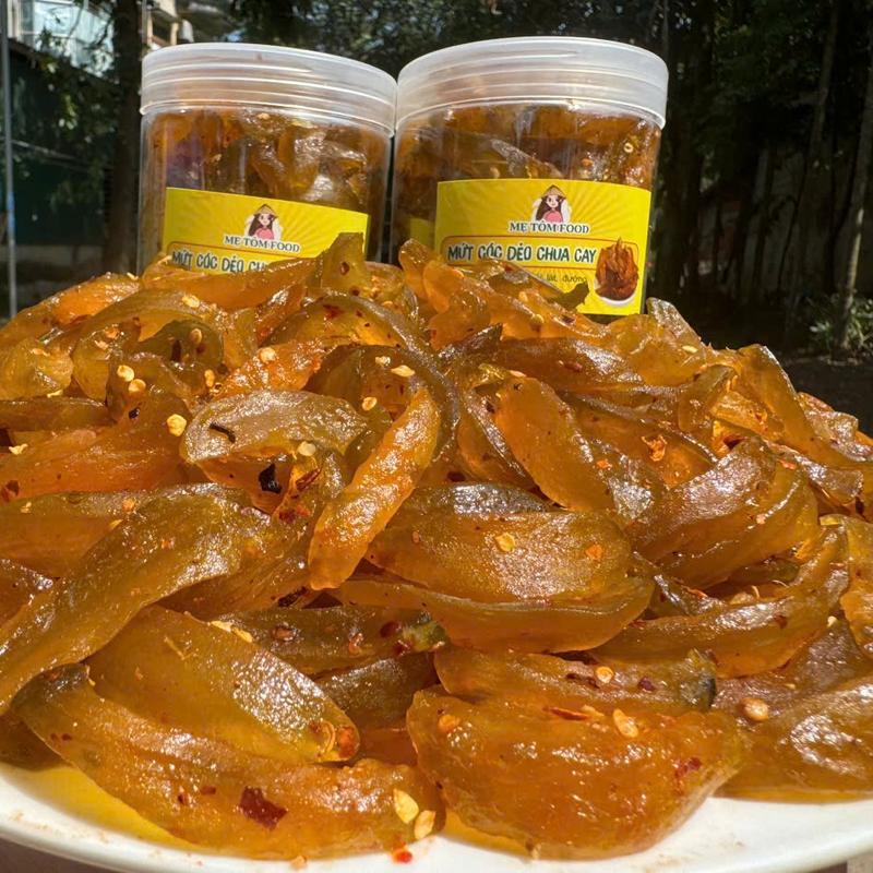 2 Hộp Cóc Dẻo 1Kg Chua Cay Thái Lát Mẹ Tôm Food kèm muối Đồ ăn vặt Ngon