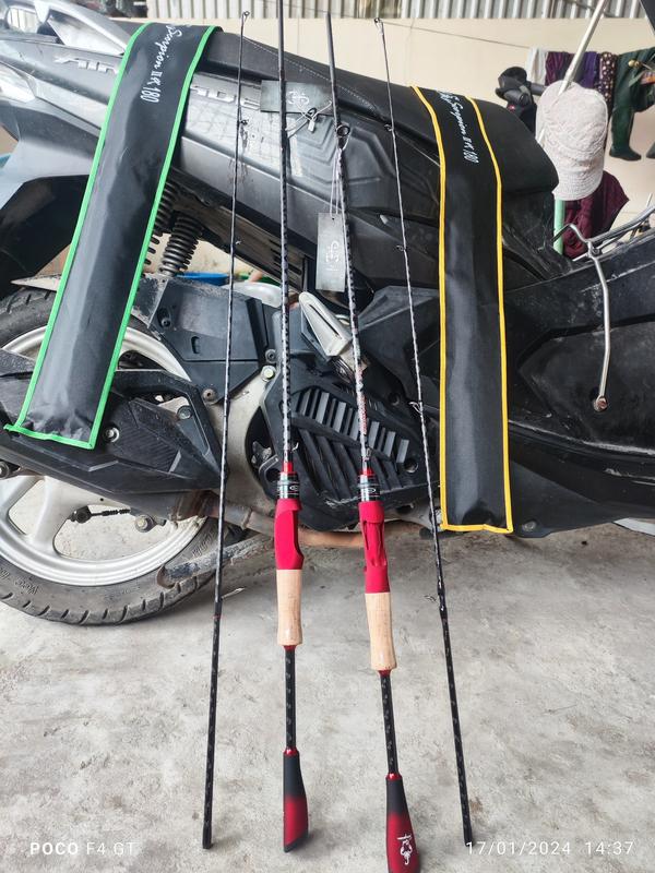 Cần Lure - Cần Câu Bọ Cạp Đỏ phôi xoắn X Toàn Thân cực khỏe Hot Bắt Cá Đi Câu Fishing Câu Cá cần câu