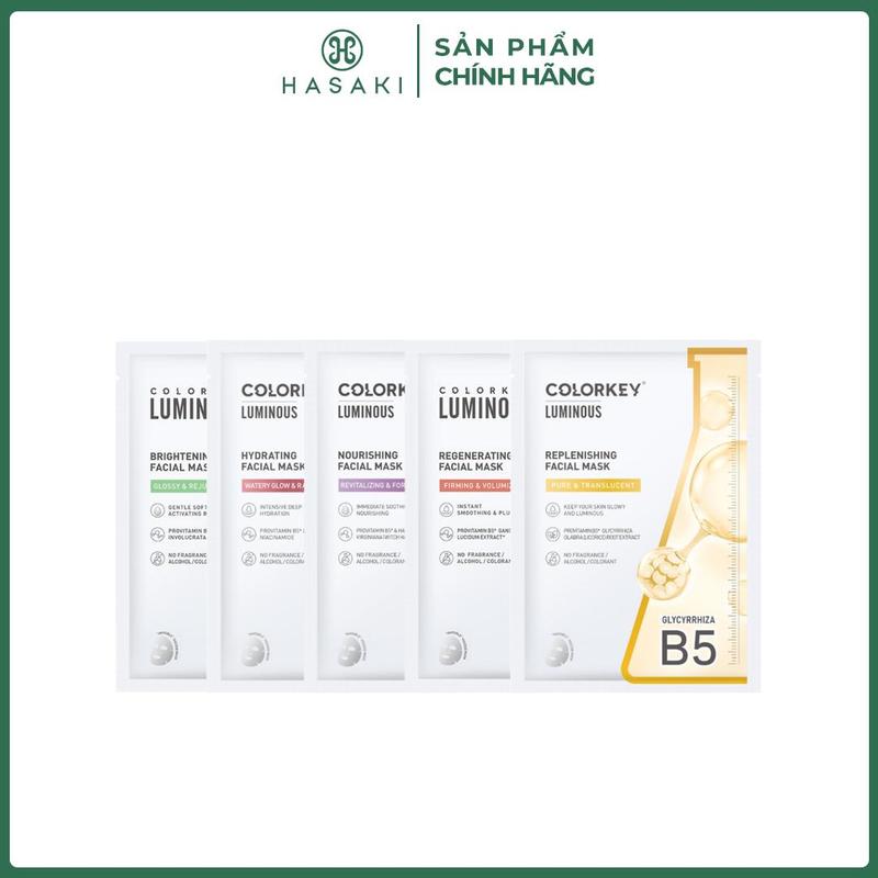  Mặt Nạ Colorkey 25ml Luminous B5 Facial Mask | HASAKI BEAUTY 