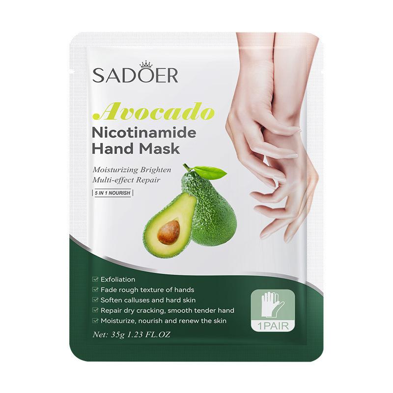 Mặt Nạ Tay Trái Cây, Tiếng Anh Đầy Đủ, Mặt Nạ Chân, Sadoer, Bơ Và Dâu Tây, Dưỡng Ẩm, Quốc Tế Thương Xuyên Biên Giới, Phát Sóng Trực Tiếp Làm Đẹp Da Whitening 6
