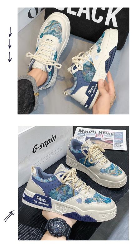 Product Introduction of JINTOHO Fashion Trend Running Sneakers for Men Comfort Hard-wearing Athletic Shoes Outdoor Lace-up Tenis Men Shoes 28
