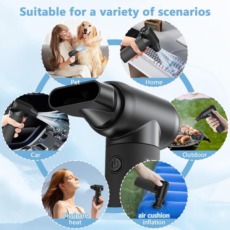 Product Introduction of Portable Handheld Car Vacuum Cleaner, Rechargeable Cordless Car Vacuum Cleaner, Multifunctional Car Cleaning Tool for Car Home Office 6