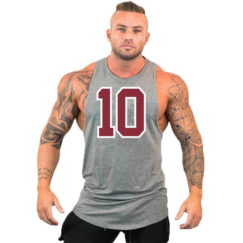 Product Introduction of Summer Cotton Breathable Brand Vest Gym Bodybuilding Equipment Running Mens Tank Tops Sleeveless Fitness Stringer Muscle Shirt Menswear Socks Lingerie Bestie 6