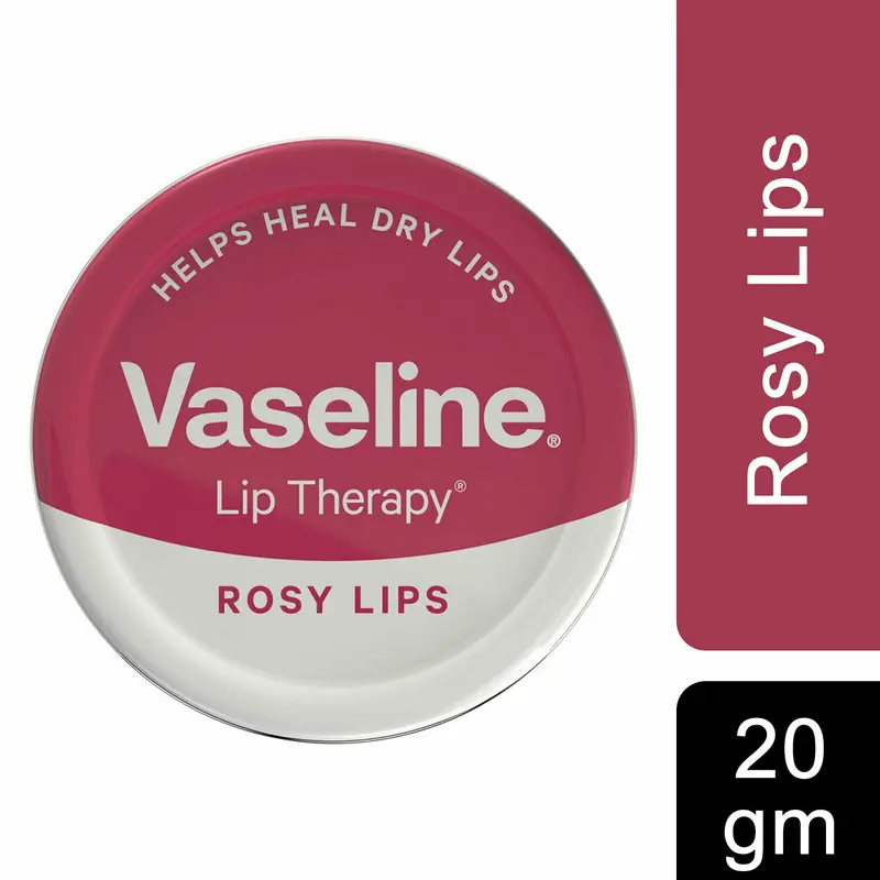 Vaseline Lip Therapy Petroleum Jelly Rosy Lips Rosy Lips, Aloe Vera, Original, Cocoa Butter, Helps Heal Dry Lips 20gm, 4 Pack or 6 Pack 3