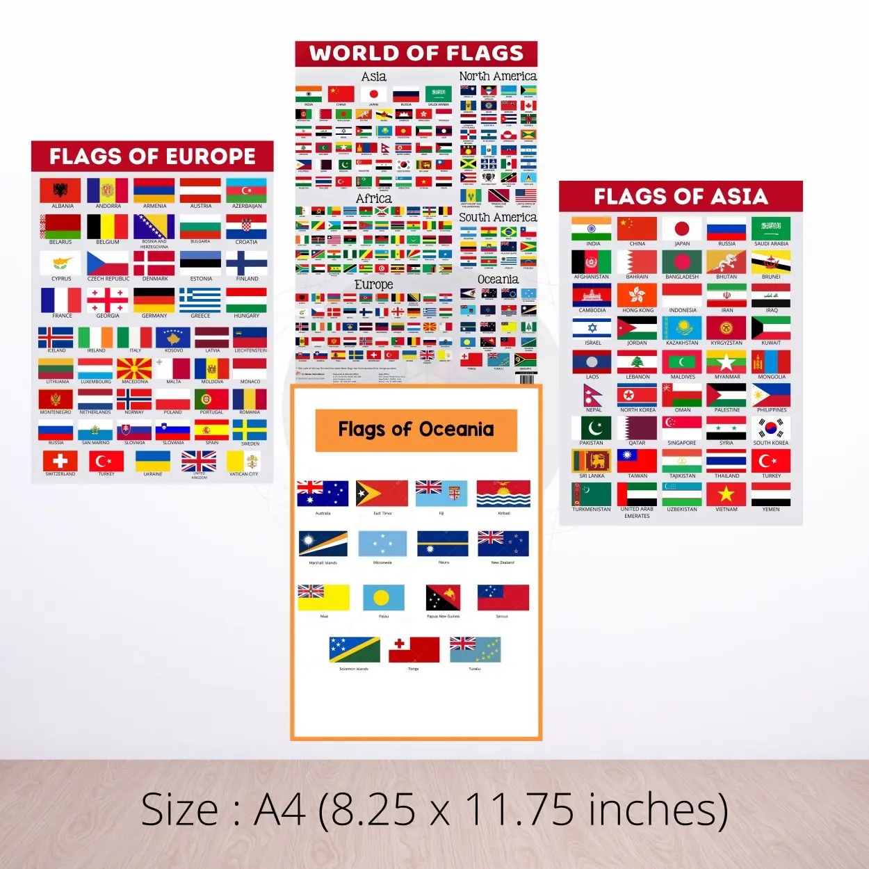 LAMINATED CHARTS FOR KIDS A4 SIZE EDUCATIONAL MATERIALS - TikTok Shop ...