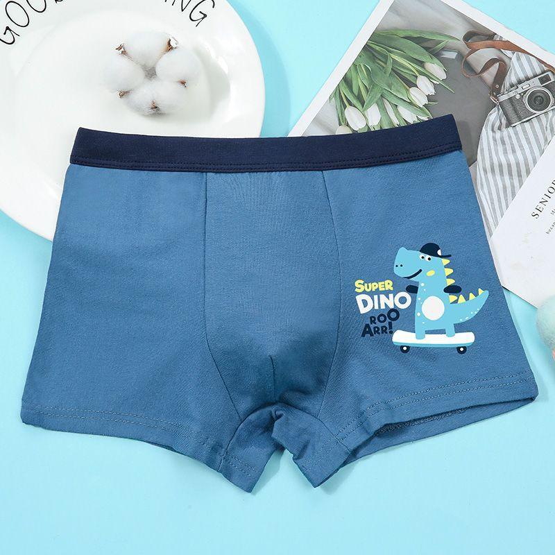 Product Introduction of Children's Cotton Underwear Boy's Boxer Shorts Boys Middle and Big Children Summer Thin Breathable Boxers 10 Shorts 12 Years Old 5