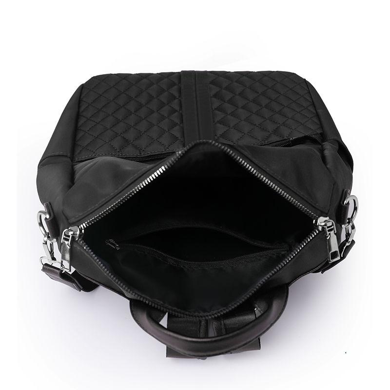 Product Introduction of 2024 New Black Mummy Bag Maternal and Child Ultra-Light Quilted Embroidery Thread Large Capacity Multi-Functional Fashion Mummy Bag 10
