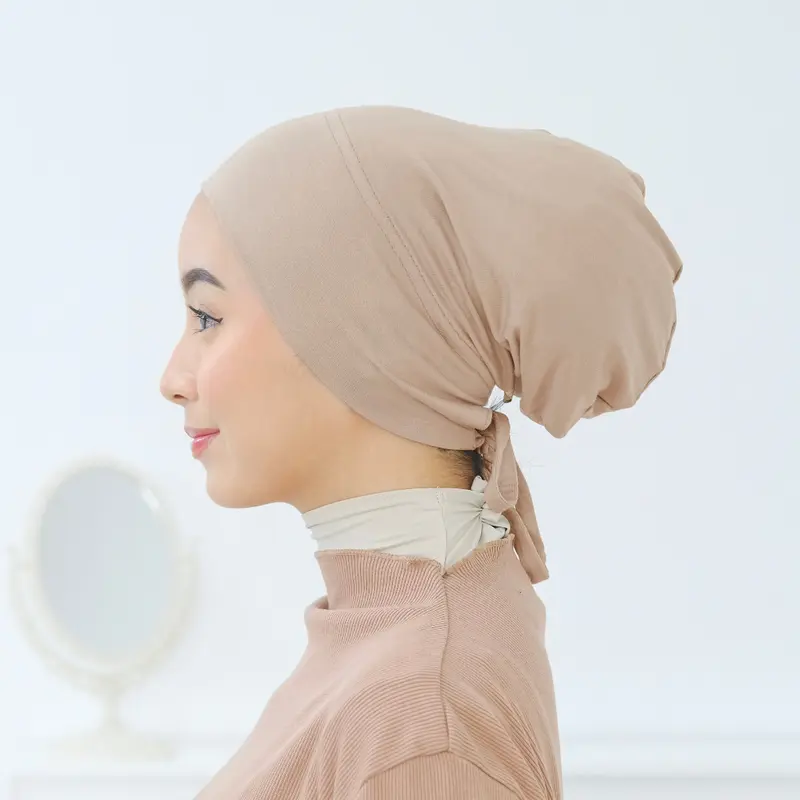 CIPUT BASIC INNER KAOS PREMIUM RAYON LEMBUT INNER HIJAB TALI MUSLIMAH Dalaman Kerudung 1