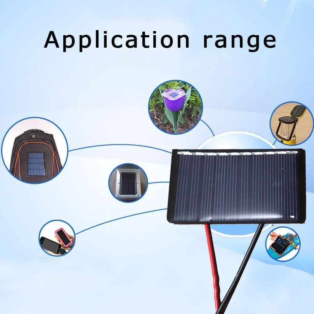 Solar Panel 5V 60mA Portable Mini Solar Cells 1/5/10Pcs for DIY Solar Charger