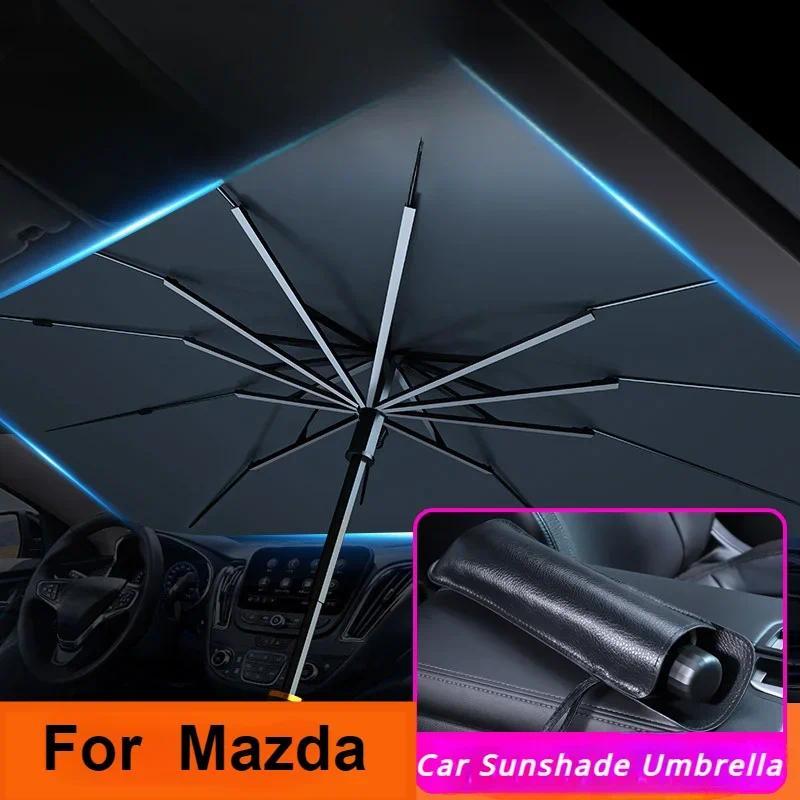 Product Introduction of For Car Windshield Sunshade Umbrella Mazda Axela CX-30 CX-30 EV CX-50 CX-5 CX-90 CX-3 CX-5 CX-9 CX-4 CX-8 Car Front Shading Car Exterior Sunshades Accessories 1