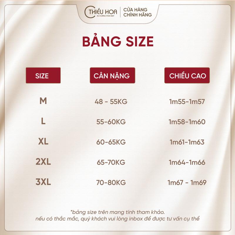 Product Introduction of Áo Kiểu Nữ Trung Niên  Thiết Kế Sang Trọng, Qúy Phái phù hợp làm quà tặng mẹ thương hiệu Thiều Hoa AN4Y0133 0