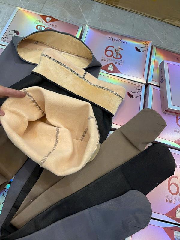 Quần Tất Che Khuyết Điểm Lót Lông Mùa Đông UNDERCOOL QT07 - Giữ Ấm Siêu Dai Thon Gọn Thật Chân Chống Xước - Women, Nữ