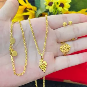 1 SET KOIN MESIN MEDAN ANGGUR / KALUNG GELANG CINCIN ANTING