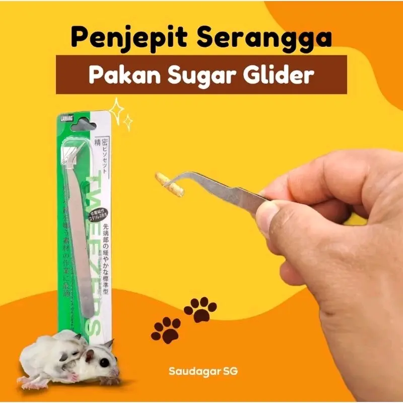 pinset feeding/alat penjepit serangga