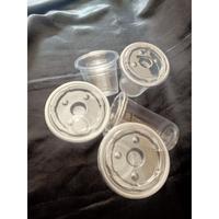 Gambar Gelas plastik oval + tutup 16 oz - tutup datar dari Anugrah Plastik_NEW Kota Surabaya 3 Tokopedia