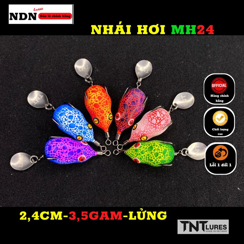 Mồi lure NHÁI HƠI MICRO HUNTER MH24 TNT Lures mồi giả câu cá suối 2,4cm-3,5gam-action LỬNG Bắt Cá Đi Câu Fishing Fish Nam
