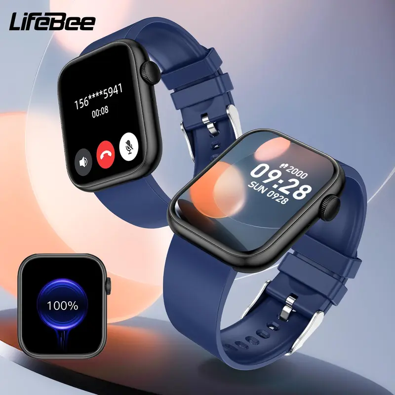 LIFEBEE Multifunctional Smart Watch, Fashion Digital Watch with Heart Rate Monitoring & Multiple Sports Modes, Waterproof Sports Watch for Women & Men, Stocking Fillers Gift 6