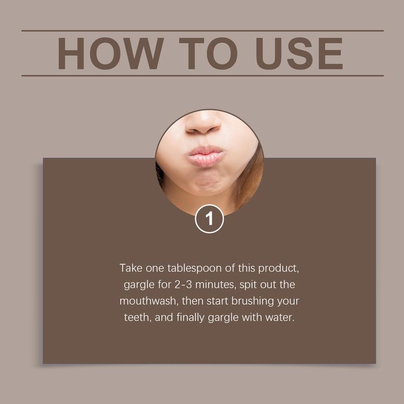 Product Introduction of ORALHOE Oral Coconut Mouthwash Herbal Care Cleaning Teeth Fresh Breath Cleaning Care Mouthwash 3