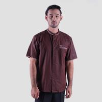 Gambar Baju Koko BHS Cosmo Coklat Tua 04 - M dari SarungBHS Kab. Gresik 1 Tokopedia