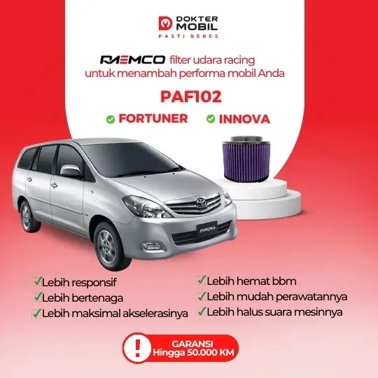 FILTER UDARA RACING (INNOVA 2005 - 2015, FORTUNER 2005 - 2015, HILUX 2006-2017)