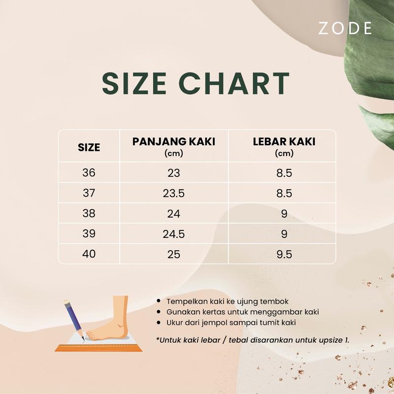 ZODE Paula Sandals - Basic Sandal Jepit Wanita - Black, Cream, White & Tan Sendal Wanita 8